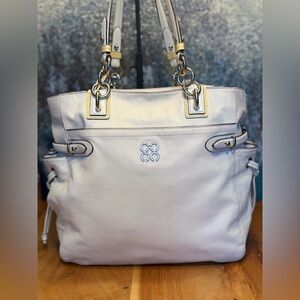 Coach y2k 2011 Colette Leather Carryall Tote - Ivory